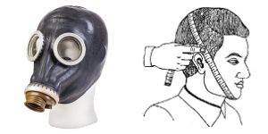 Как подобрать размер лицевой части противогаза маска ШМП-1